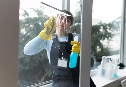 Nettoyage de vitres intérieures et extérieures à Sainte-Suzanne-sur-Vire